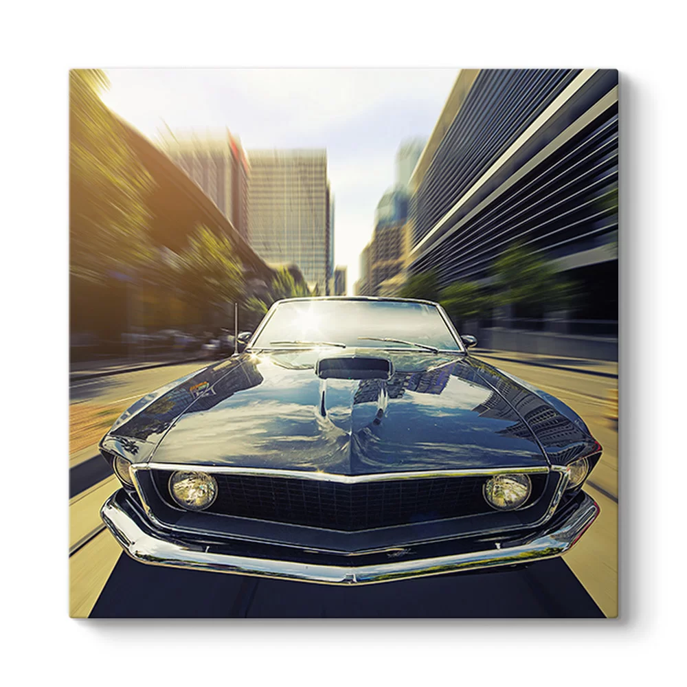 Mavi Mustang Tablosu - Model 3